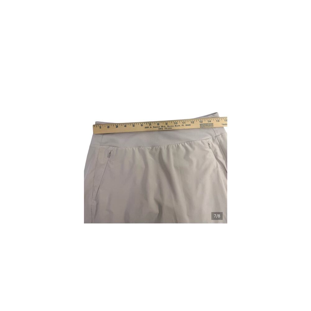 Athleta Soho Skort Size 8 Tan Golf Tennis Pickleball Athletic Skirt - Picture 5 of 6